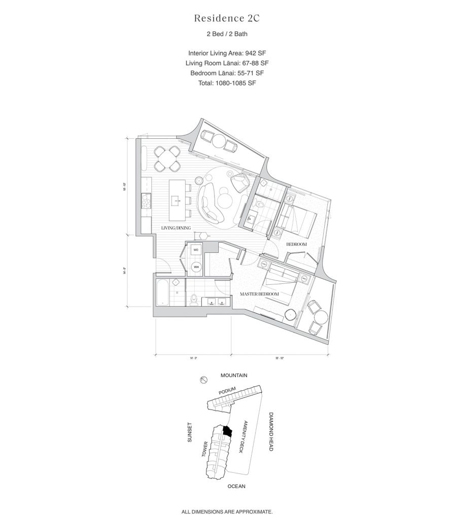 Koula, Ward Village, floor plan