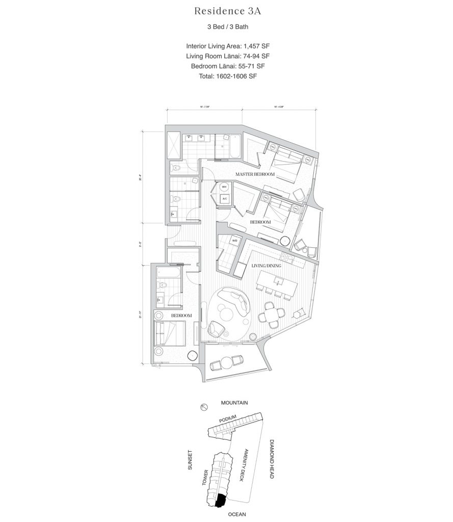 Koula, Ward Village, floor plan