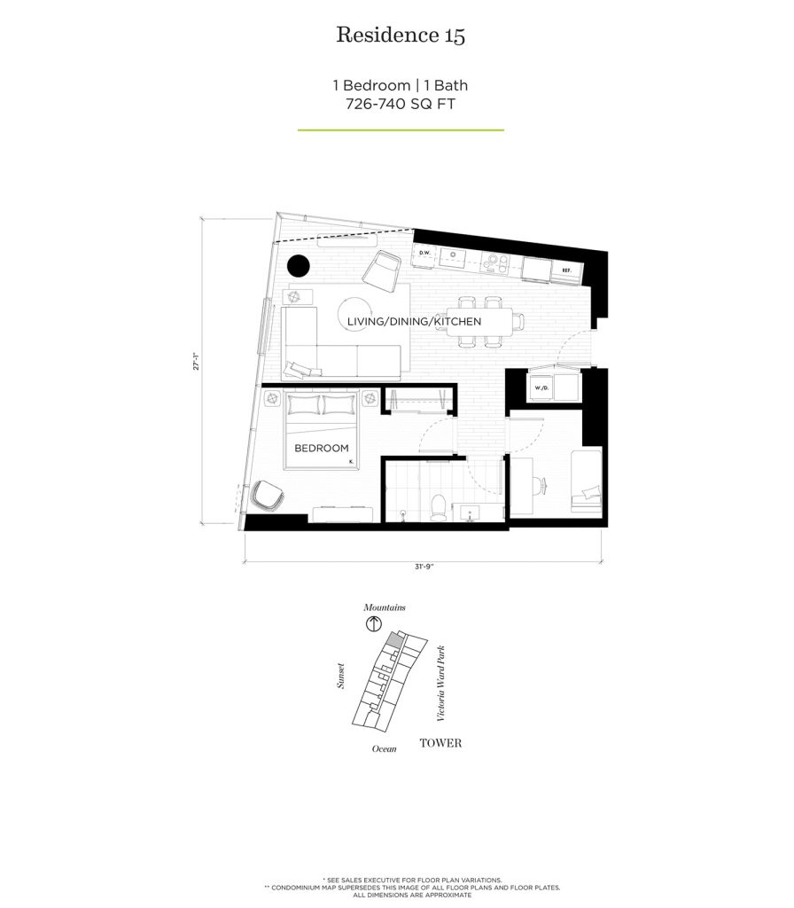 The Park Ward Village Floor Map