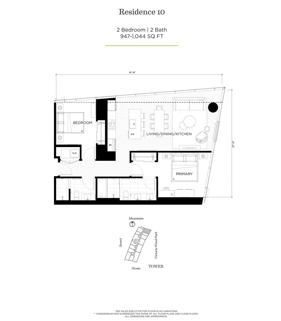 The Park Ward Village Floor Map