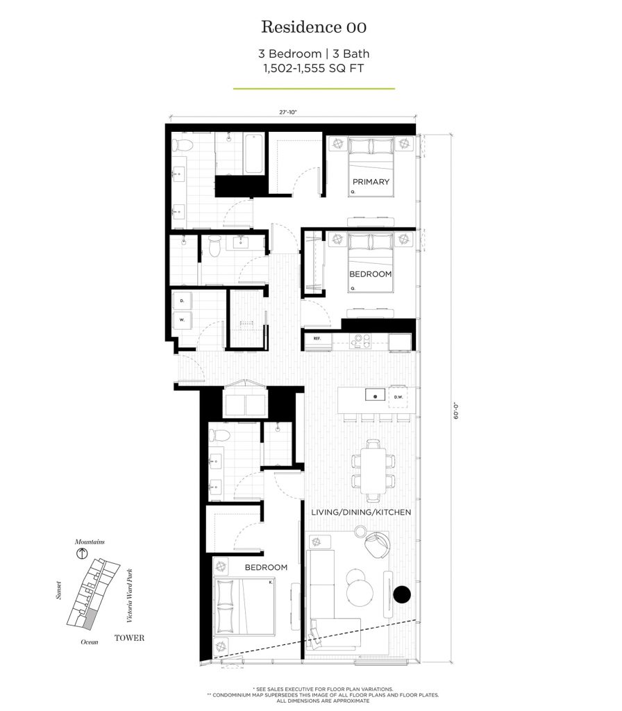 The Park Ward Village Floor Map