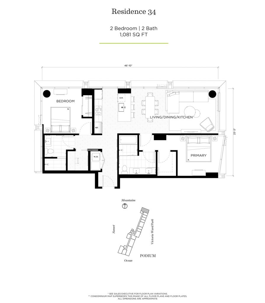 The Park Ward Village Floor Map